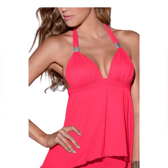 VENUS Other - Venus Watermelon A-line Halter Tankini Top